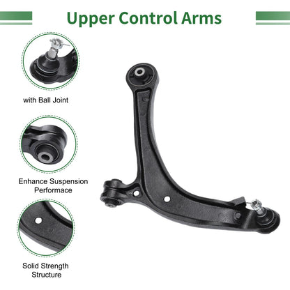 4pcs Front Suspension Control Arm Sway Bar Link for Honda Odyssey (2005-2010)