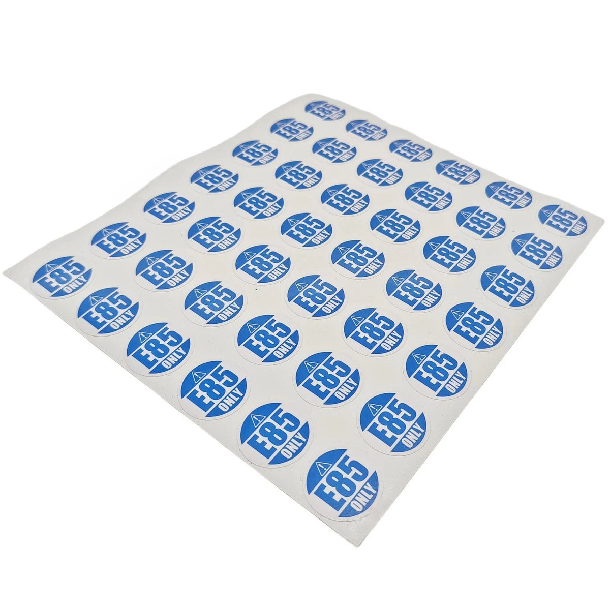 E85 Only Decal 1" Round Sticker for Gas/Diesel/Petrol Fuel Warning