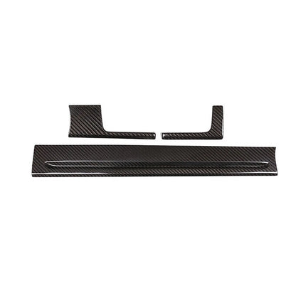 Real Carbon Fiber Center Console Dashboard Cover Trim for Porsche Cayenne 2018+