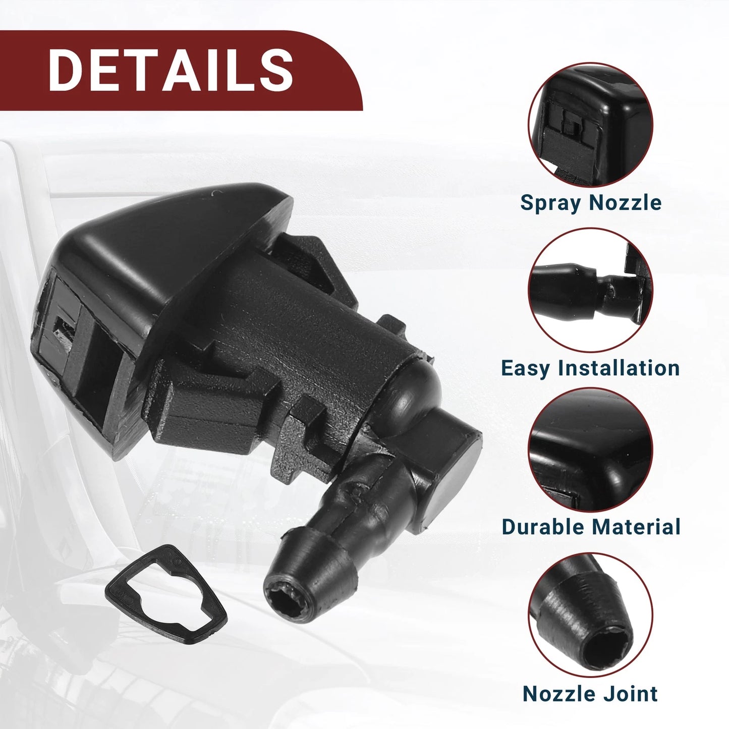Windshield Washer Nozzle Set for Ford Edge (2007-2014)