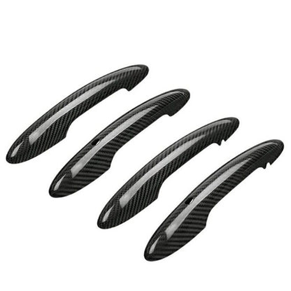 Door Handle Covers for 2014-2020 MINI Cooper F55 F60 Black Carbon Fiber