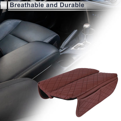 Center Console Cover with Storage Bag for BMW 5 Series (2018-2023) Red 1 Pair