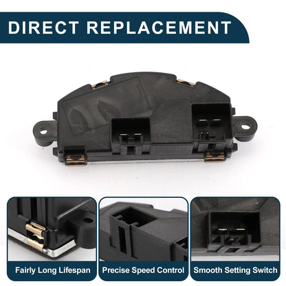 HVAC Blower Motor Resistor for Chrysler 300 (2014-2017) Black