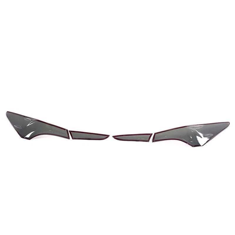 Black ABS Rear Tail Light Lamp Trim Covers for Toyota Camry (2018-2021)