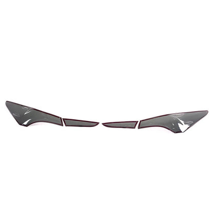 Black ABS Rear Tail Light Lamp Trim Covers for Toyota Camry (2018-2021)