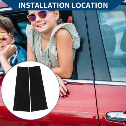 2 x Car Pillar Window Trim Covers for Ford Bronco Offroad 4 Door (2021-2022)