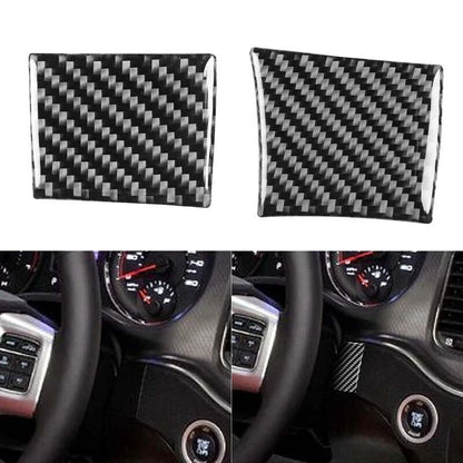 Real Carbon Fiber Lower Steering Wheel Cover Trim Fits Dodge Charger 2011-2014