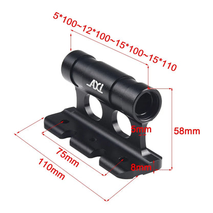 Fork Mount Black Fits Standard 100/110mm Width for Cars/Utes/Trucks/RVs/Boats