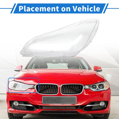 Car Front Right Headlight Lens Cover for BMW X1 E84 (2010-2015) Clear