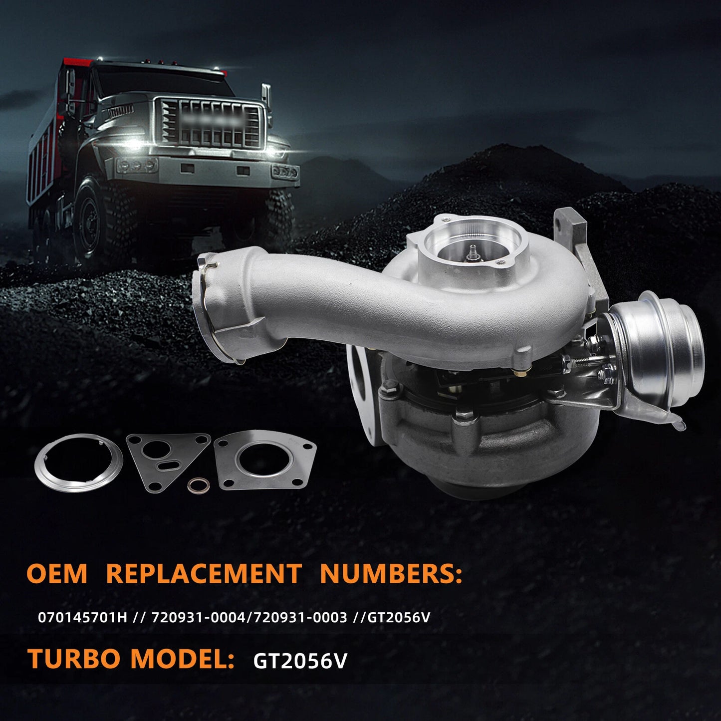 Turbo Charger for VW Transporter T5 2.5L AXE (2003-2015)