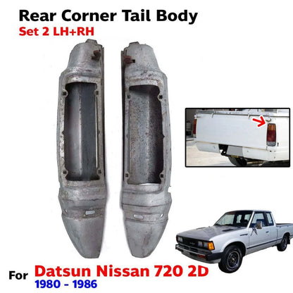 Rear Corner Tail Body Cover Fits Datsun Nissan 720 2D Pickup Truck 1980-86 Set 2