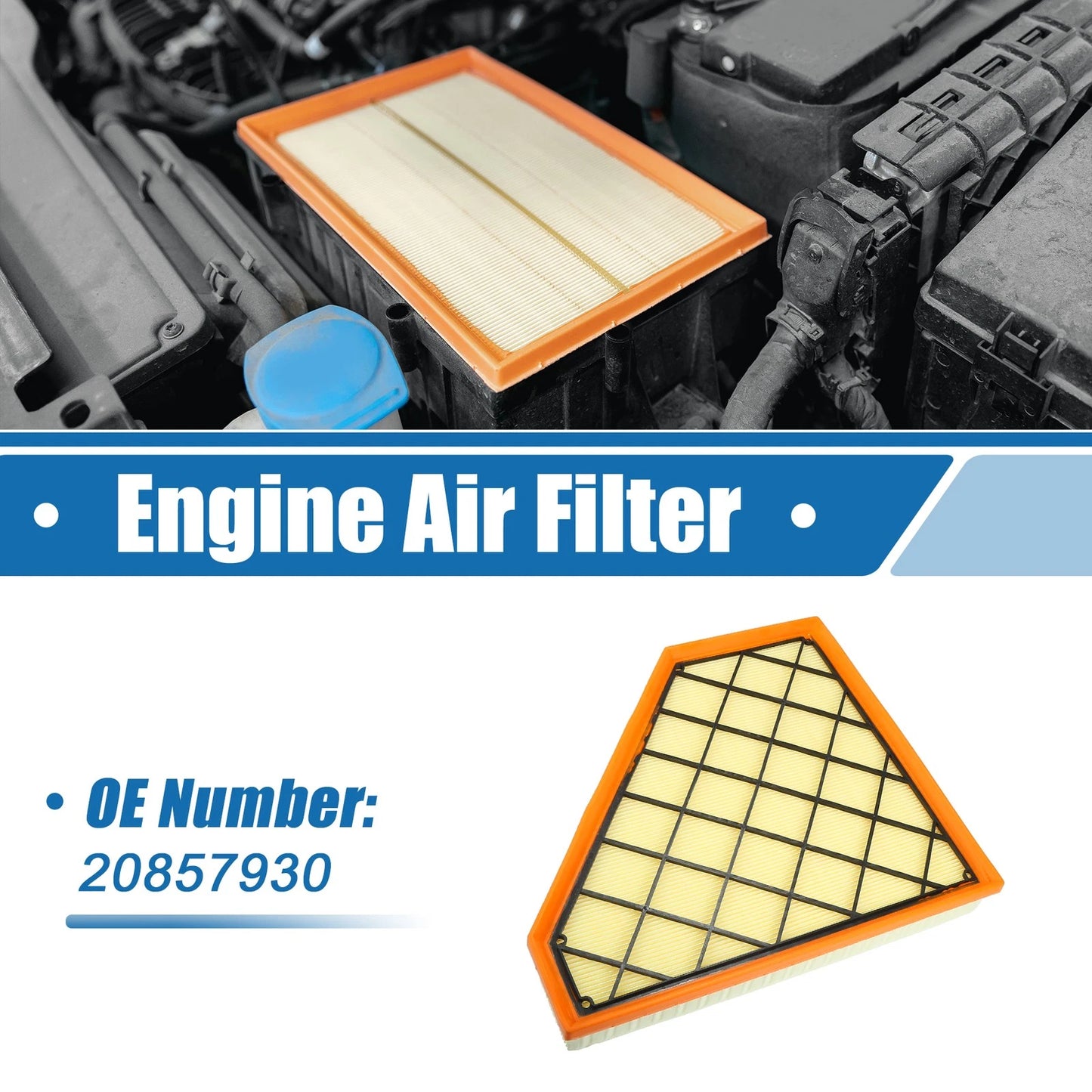 Engine Air Filter for Cadillac ATS & Chevy Camaro LS LT (2013-2019)