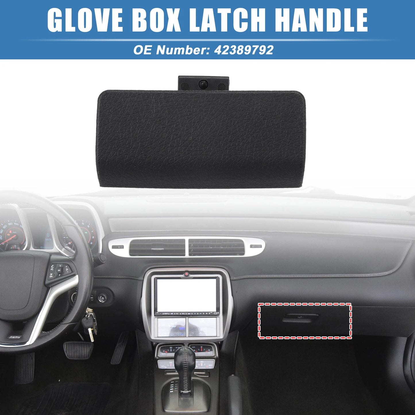 Glove Box Lid Latch Lock Cover for Chevrolet Sonic (2012 - 2020)