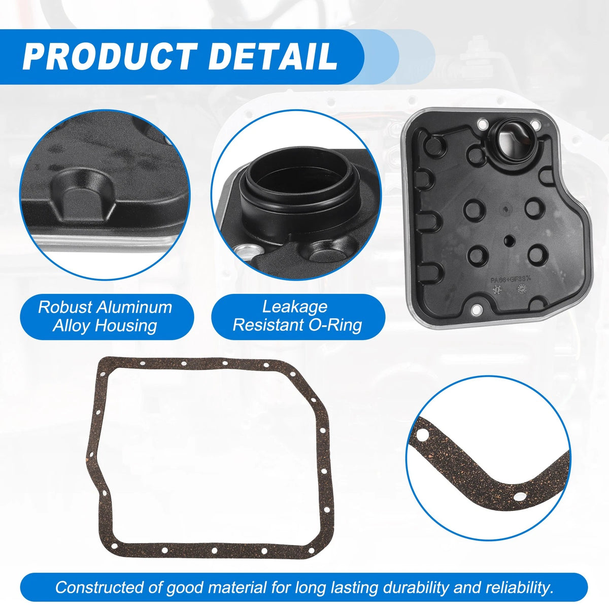 Transmission Filter Oil Pan Gasket for Toyota Camry (2002-2006)