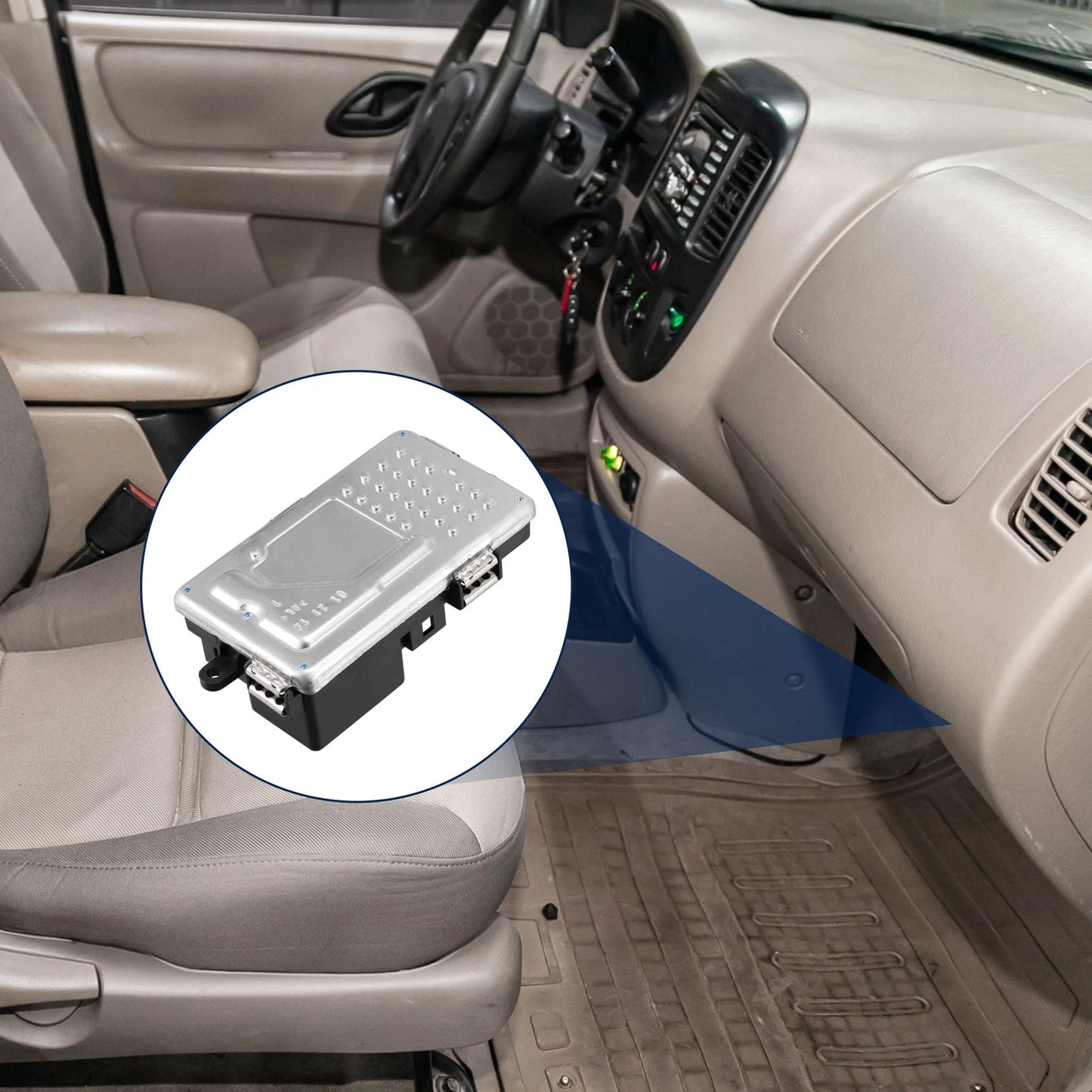 HVAC Blower Motor Resistor for BMW F10 F11 F01
