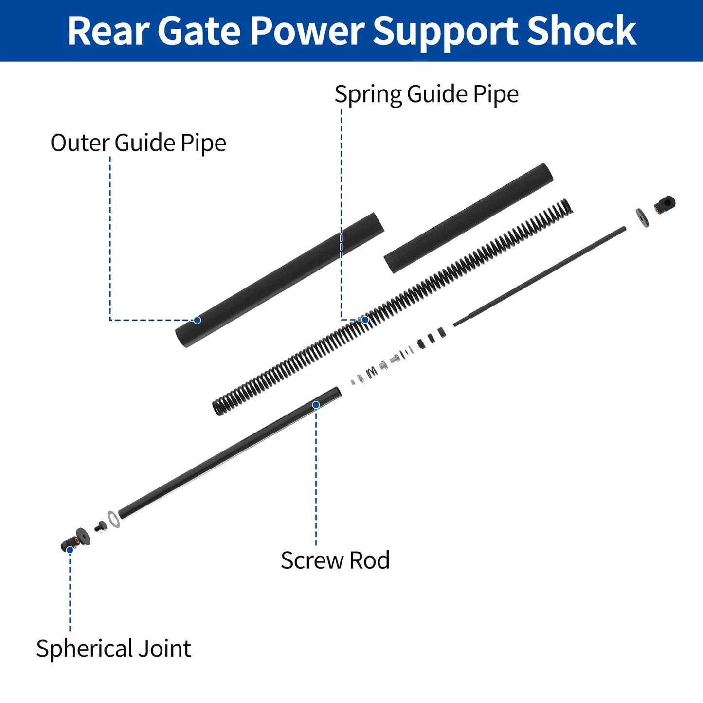 Tailgate Power Lift Support for Ford Mondeo (2015-2020)