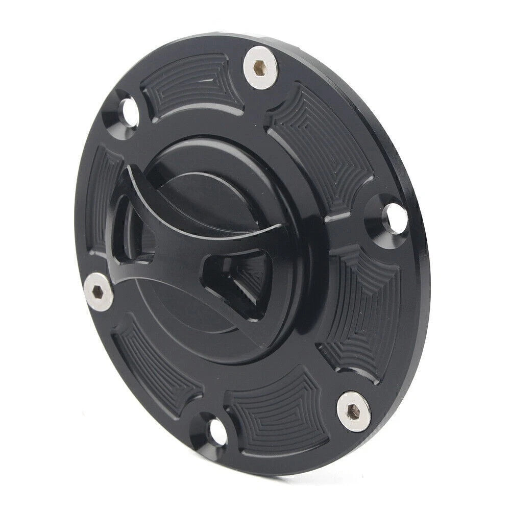 Fuel Gas Tank Cap Cover for Aprilia RS125 RS250 RSV1000 Tiger 800 1050 Black