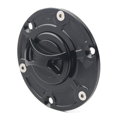 Fuel Gas Tank Cap Cover for Aprilia RS125 RS250 RSV1000 Tiger 800 1050 Black