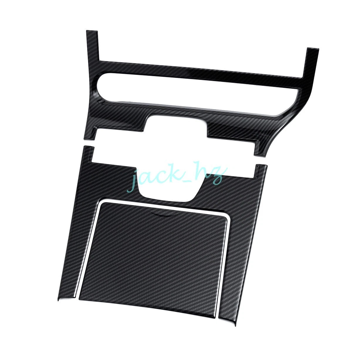 Carbon Fiber Gear Shift Box Panel Cover Trim for Toyota bZ4X (2023–2025)