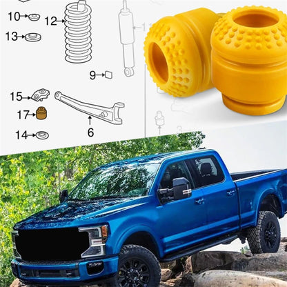 Front Suspension Bumper Stops for Ford F-250 F-350 Super Duty (2005-2019)