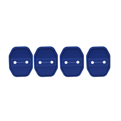 Blue Door Lock Protective Covers for BMW F40, G20, Benz C-Class, Maserati