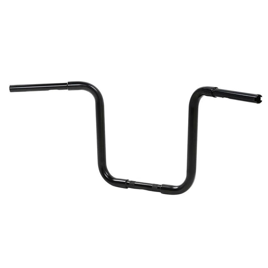 14" Black Rise 1-1/4" Hanger Handlebar for Harley FLST FXST Sportster XL 883
