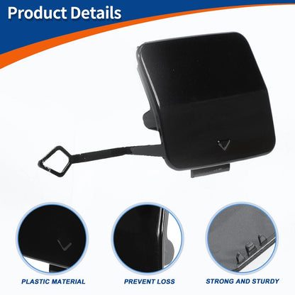 Tow Hook Cover for BMW 1 Series F20 F21 (2011-2019) Black