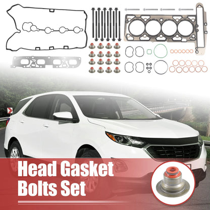 Set Cylinder Head Gasket with Bolts for Chevy Equinox (2010–2017)