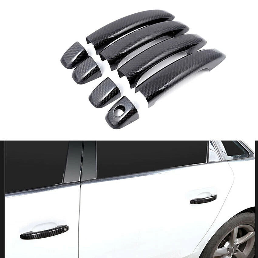 Carbon Fiber Door Handle Trim for Audi A4 A4L (2013-2016)