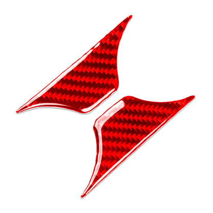 Carbon Fiber Red Water Cup Holder Cover Trim for Hyundai Veloster JS (2019-2023)