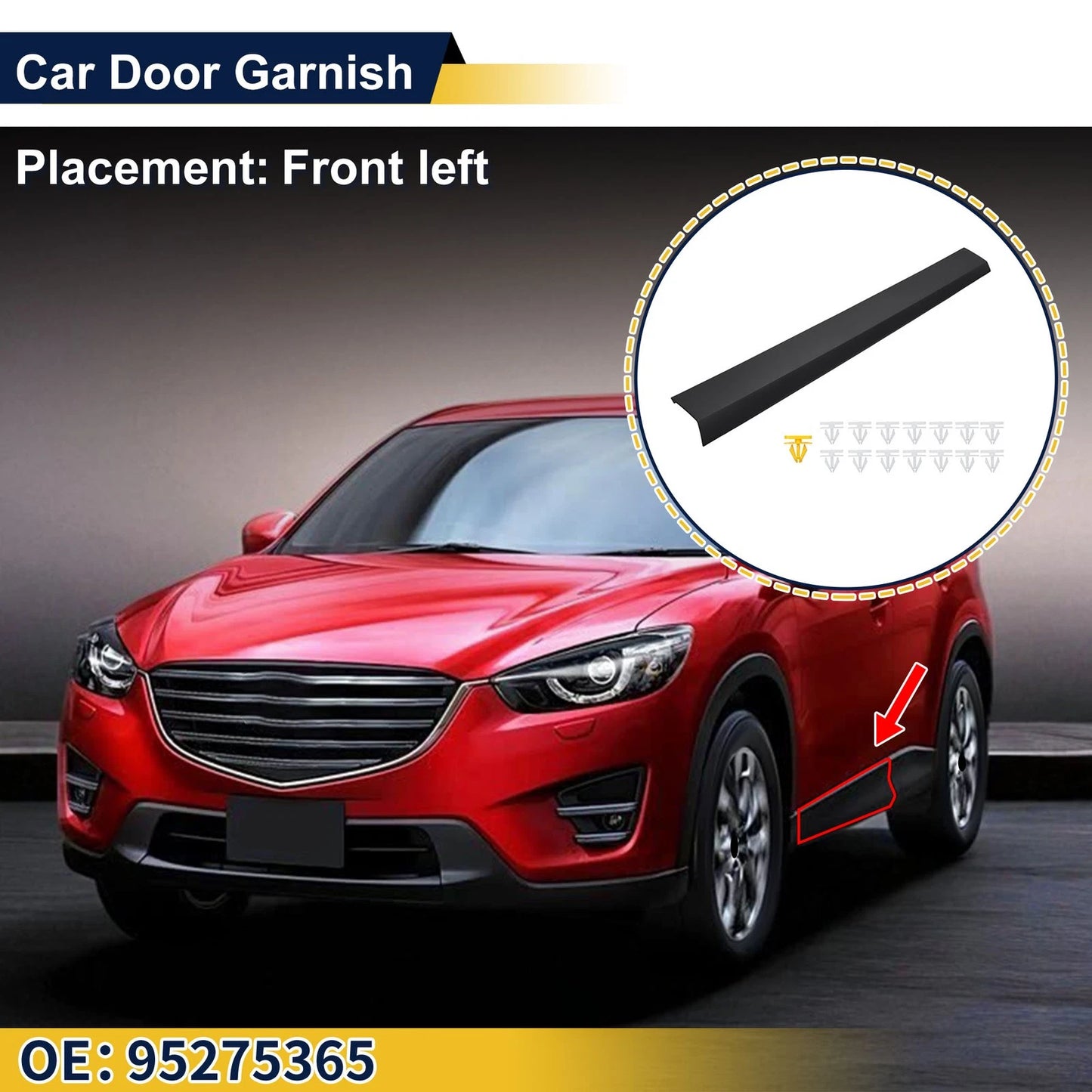 Door Side Lower Trim Front Left / for Buick Encore (2020–2026)