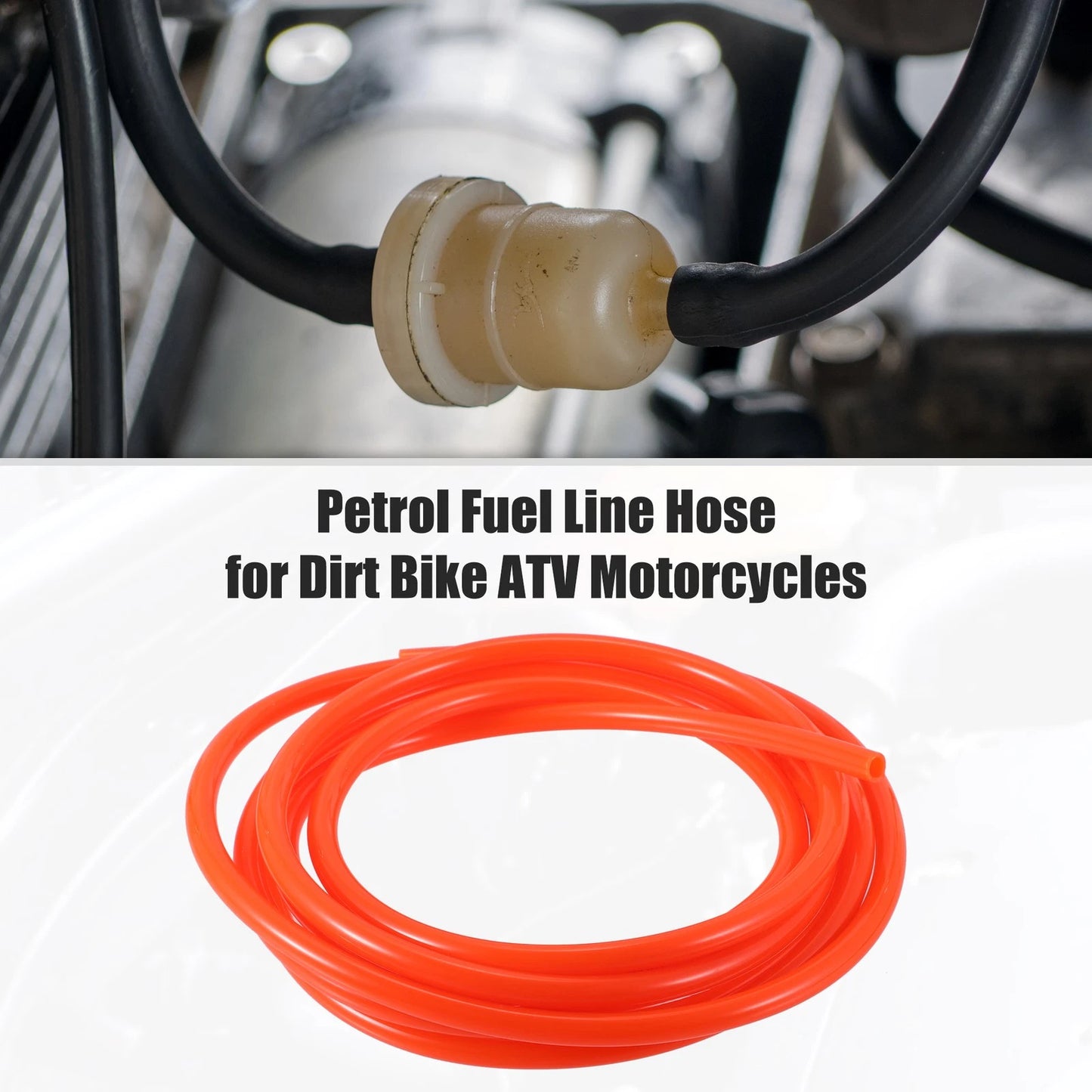 Fuel Vent Line Hose Tube 0.31'' x 10ft Red for Motorcycle Dirt Bike