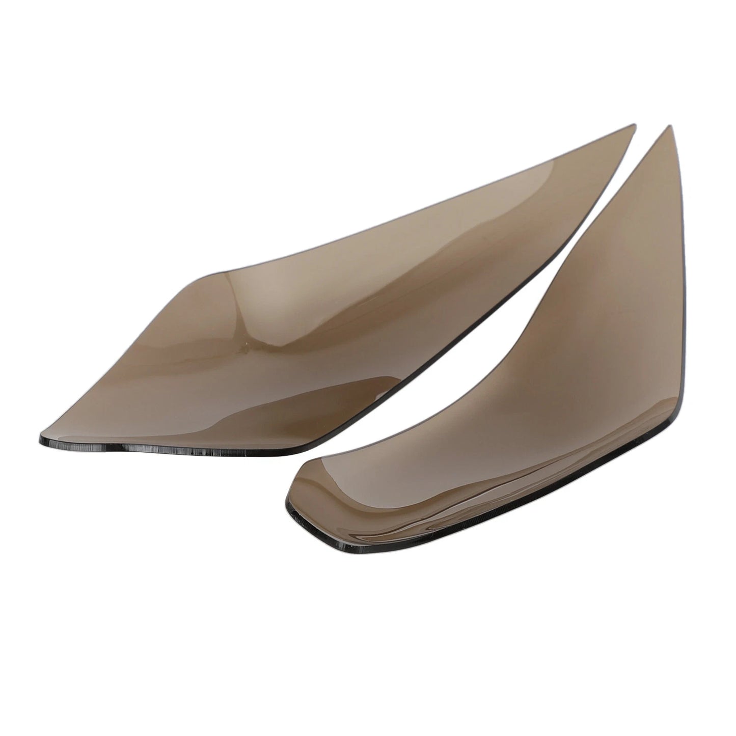 Headlight Glass Protector Cover Smoke for Kawasaki Ninja 300, Versys 650 (15-17)