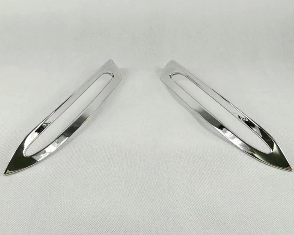 ABS Chrome Rear Fog Light Lamp Cover Trim for Mercedes-Benz GLC300 (2016-2019)