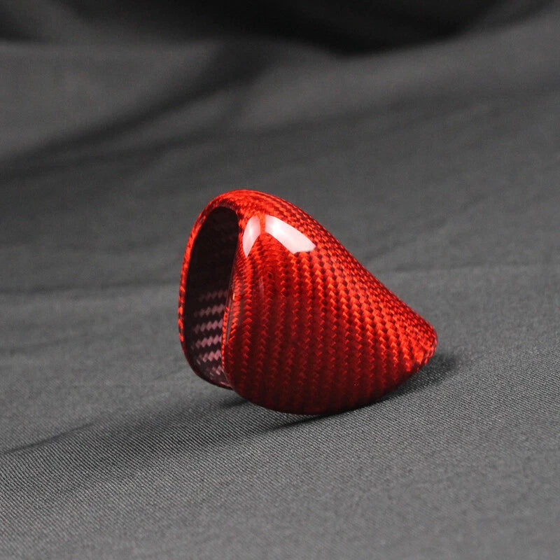 Real Carbon Fiber Back Gear Shift Knob Cover Trim Fit For Lexus IS ES NX GS