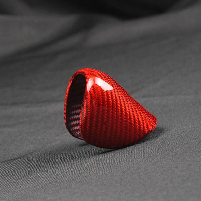 Real Carbon Fiber Back Gear Shift Knob Cover Trim Fit For Lexus IS ES NX GS
