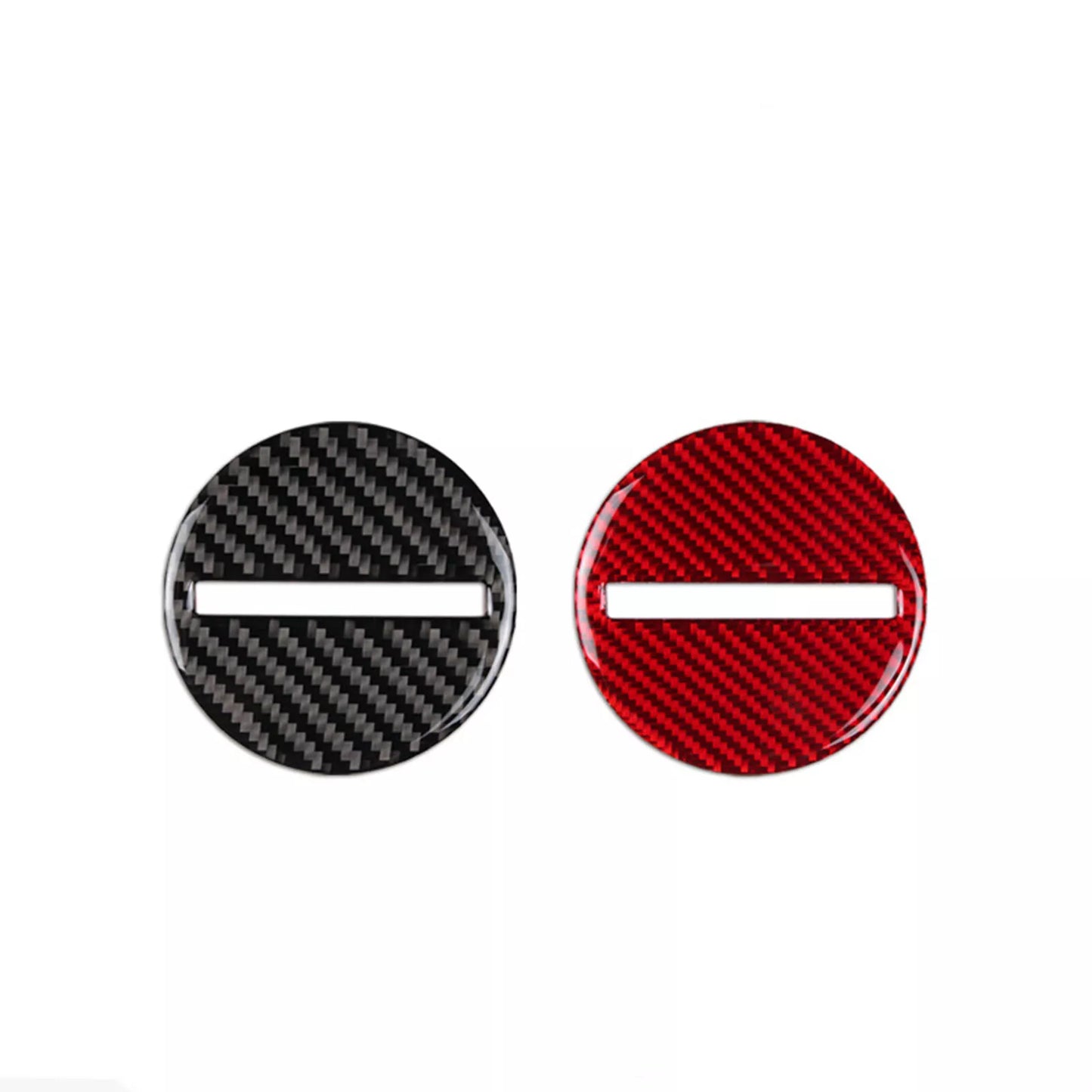 Red Carbon Fiber Steering Wheel Cover Trim for Chevy Camaro (2017-2024) 1 x