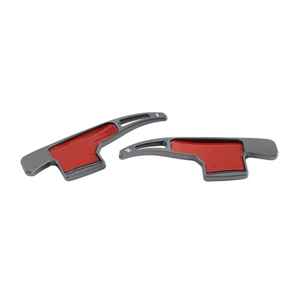Gray Steering Wheel Shifter Paddle Extensions for Ford Mustang (2015-2023)