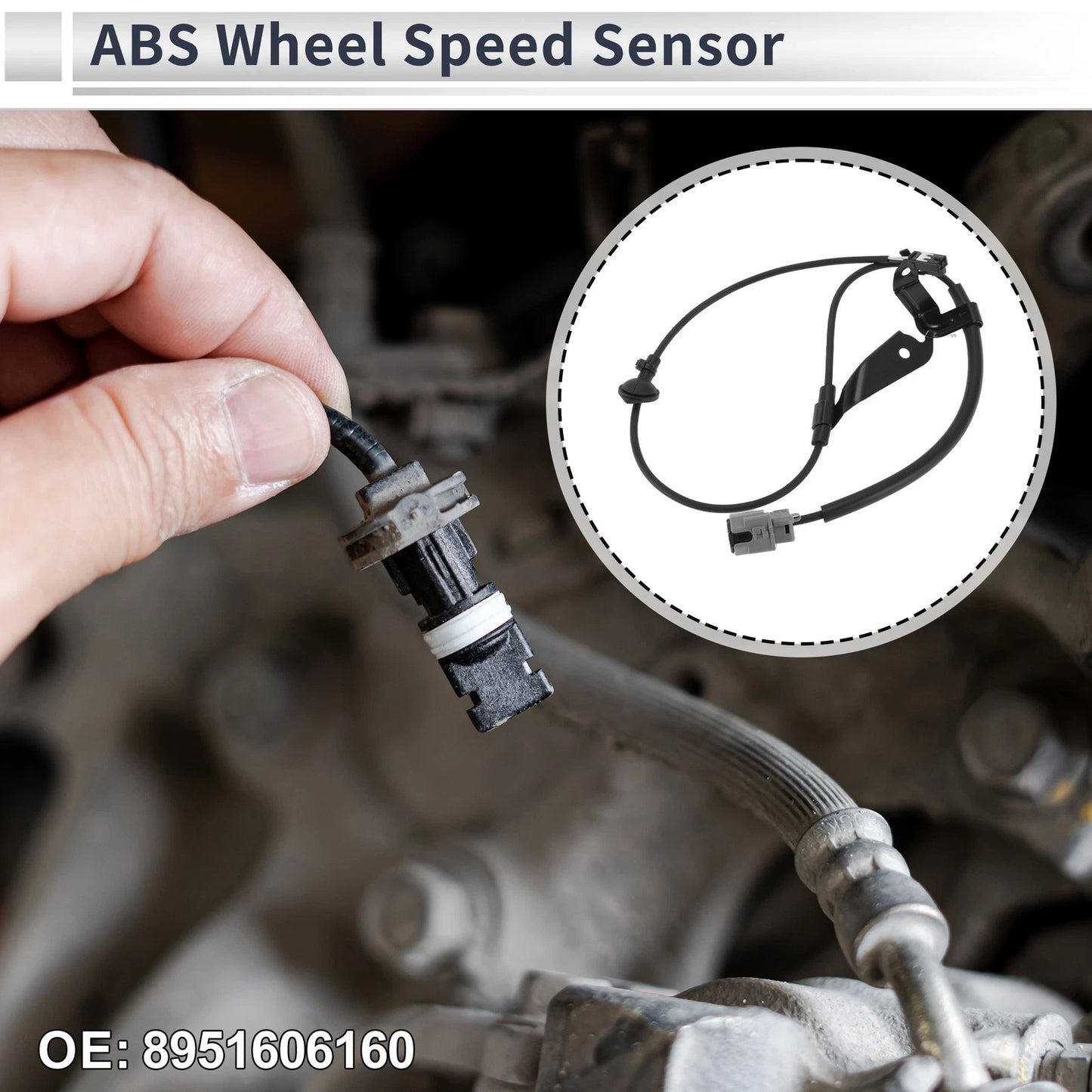 ABS Wheel Speed Sensor 1 Pc for Toyota Camry (2012-2017)