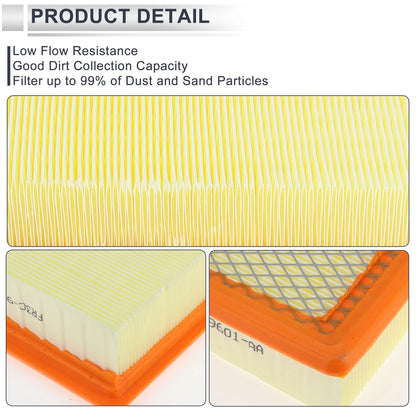 Engine Air Filter for Ford Mustang (FA1918, FR3C9601AA, FR3Z9601A)