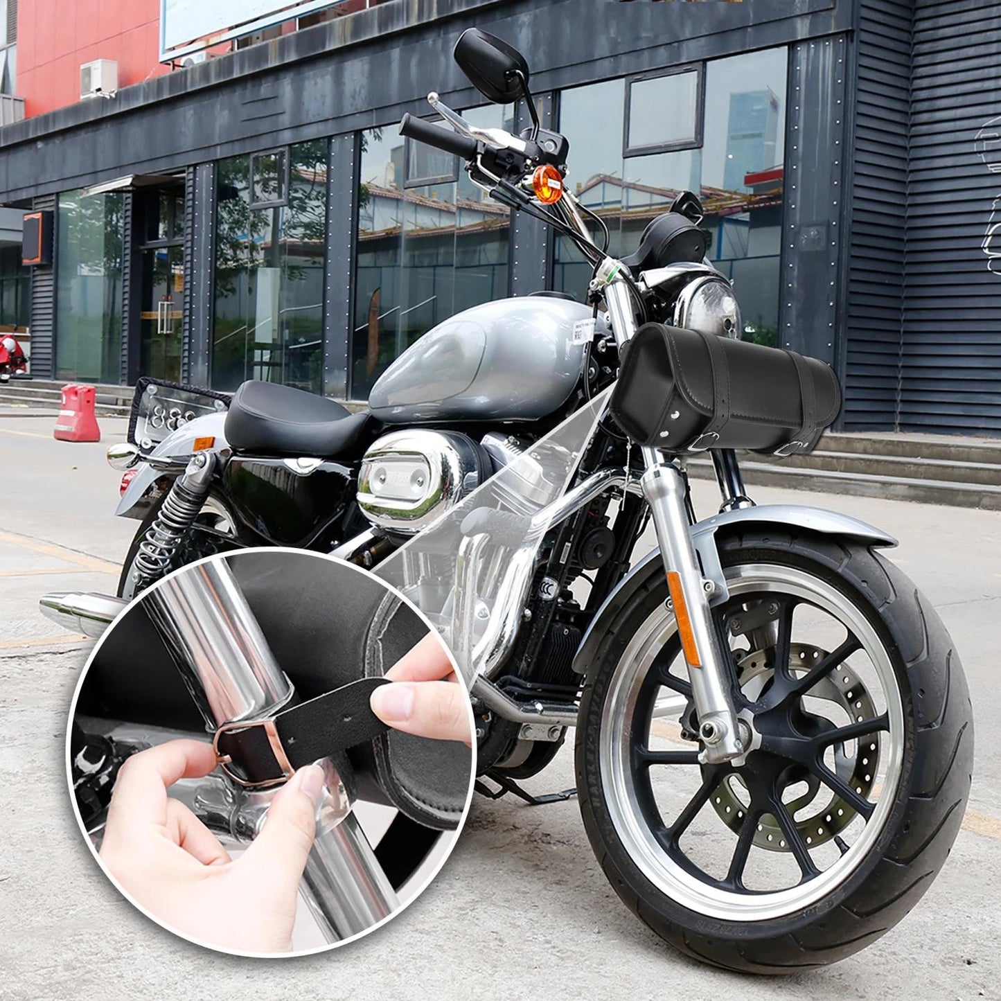 Handlebar Tool Bag for Motorcycle