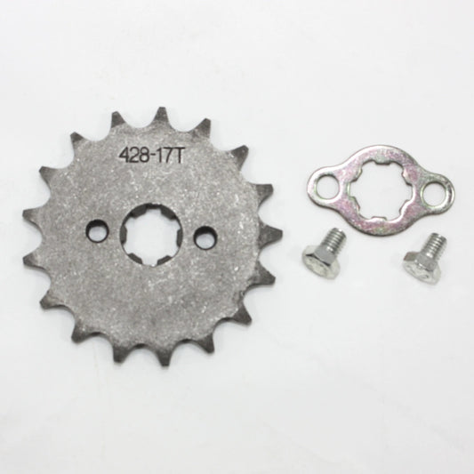 17T 17mm 428 Chain Front Sprocket for PIT TRAIL QUAD DIRT BIKE ATV BUGGY