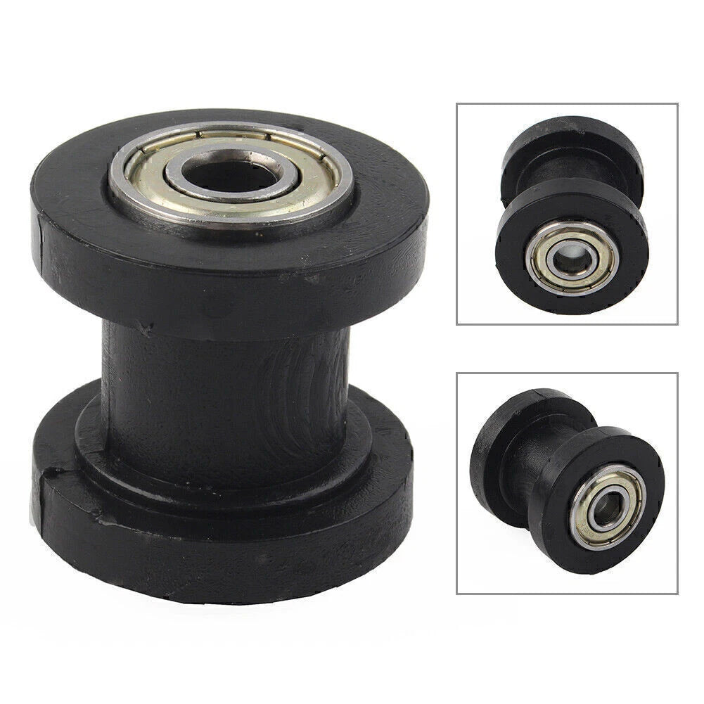 8mm Black Chain Roller Slider Tensioner Pulley for Dirt Bike Motor