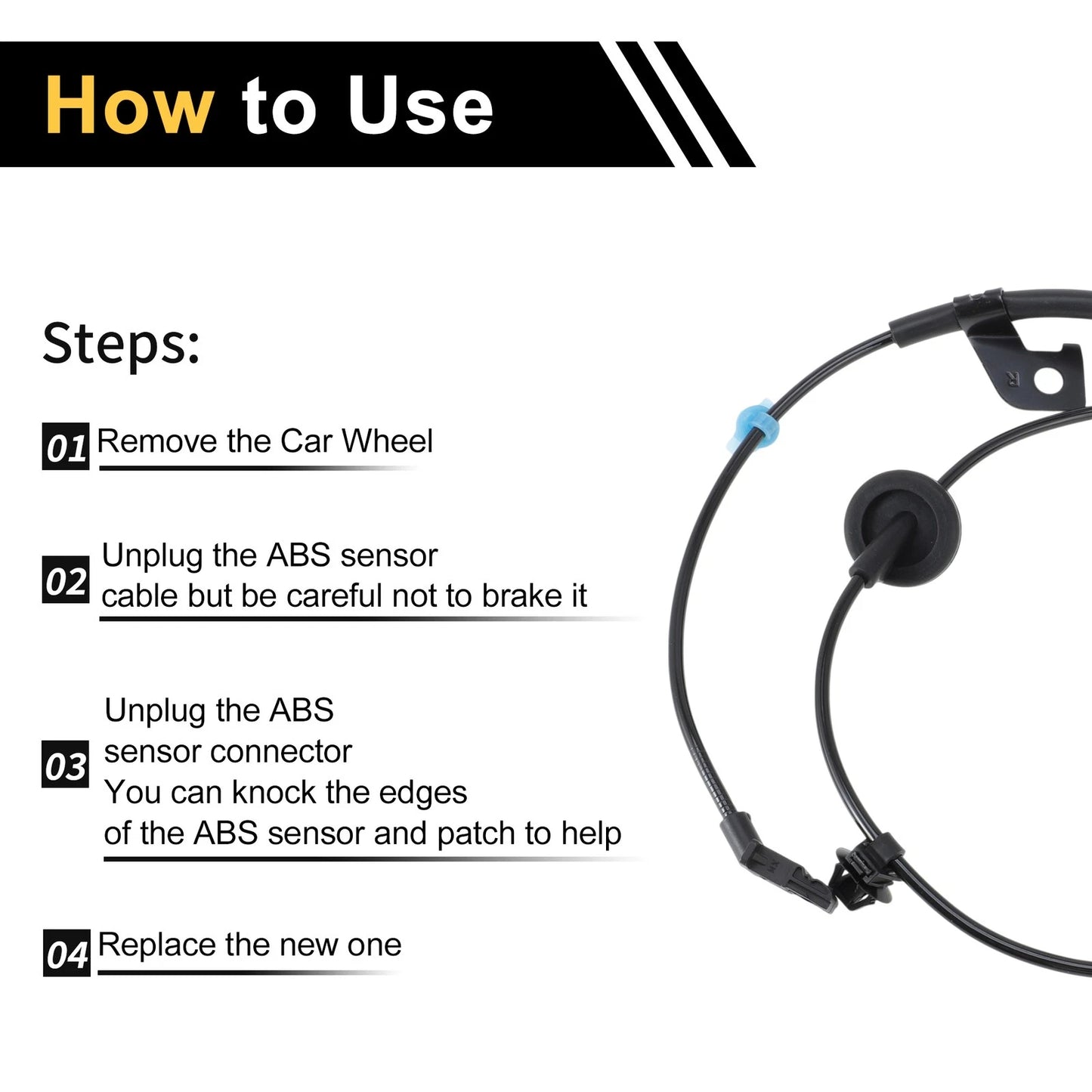 ABS Wheel Speed Sensor for Mitsubishi Outlander (2003-2023)