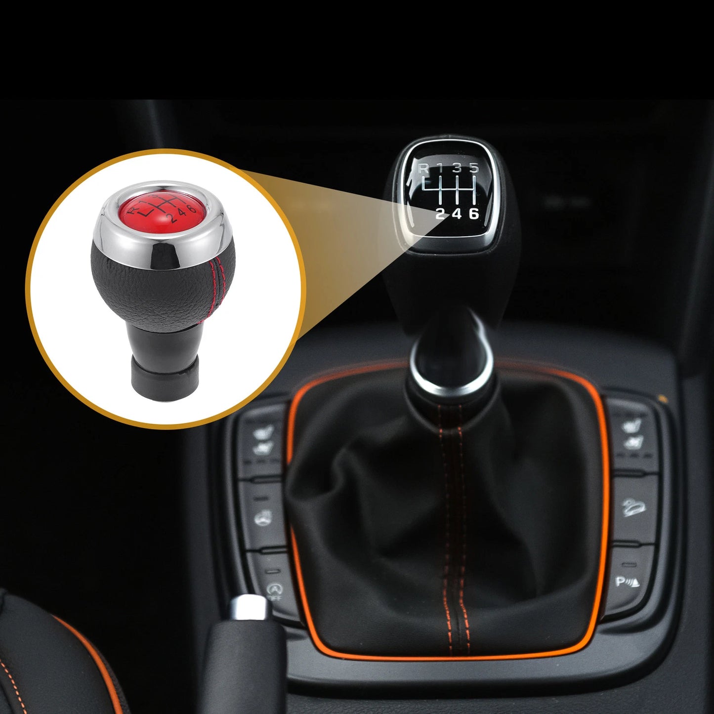 6 Speed Gear Shifter Knob for Mini Cooper R56 (2006-2012)