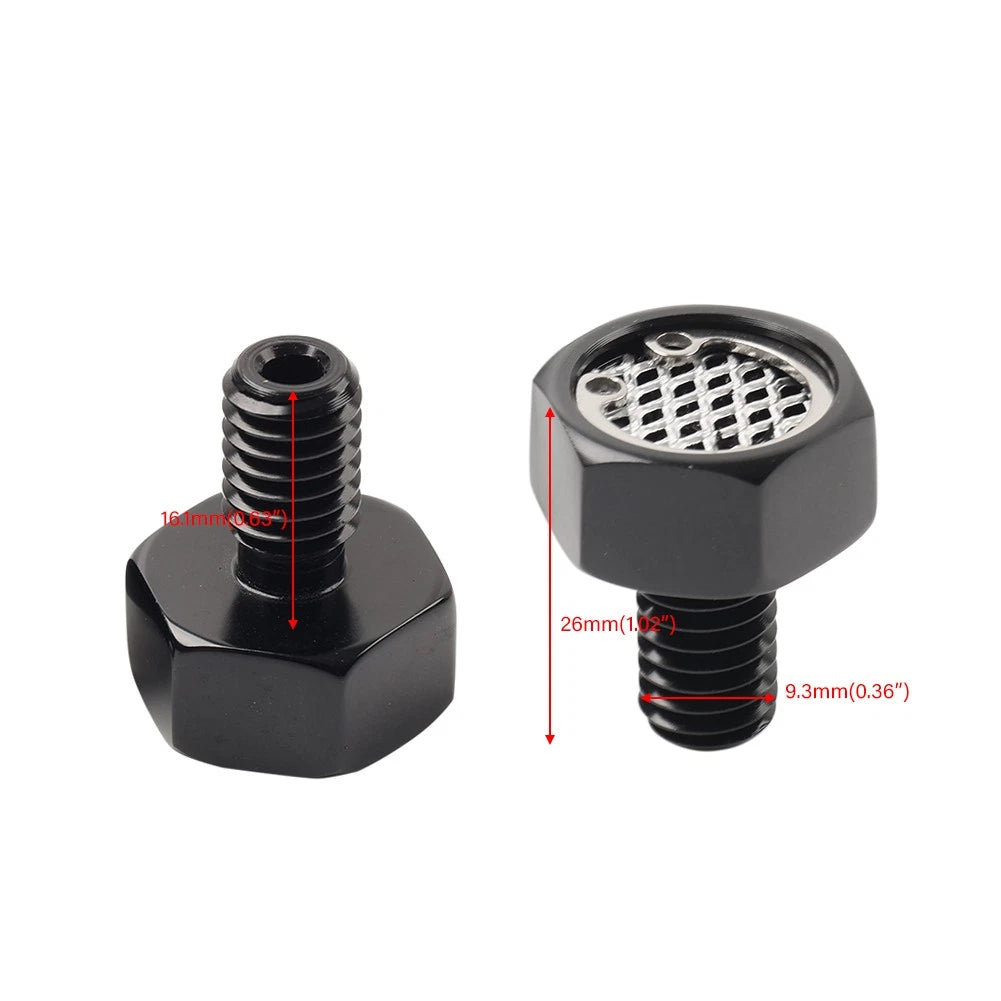 Black Head Breather Bolt for Harley Big Twin Touring Road King Sportster XL 883