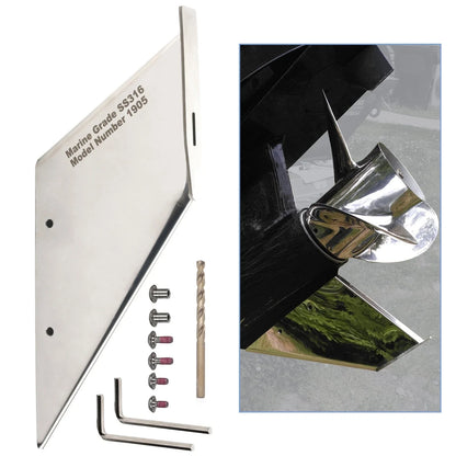Stainless Steel Skeg Guard for Mercury 200-250HP Optimax & Pro XS
