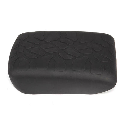 Black Rubber Non-slip Armrest Box Cover Pad for Jeep Wrangler JL (2018-2023)