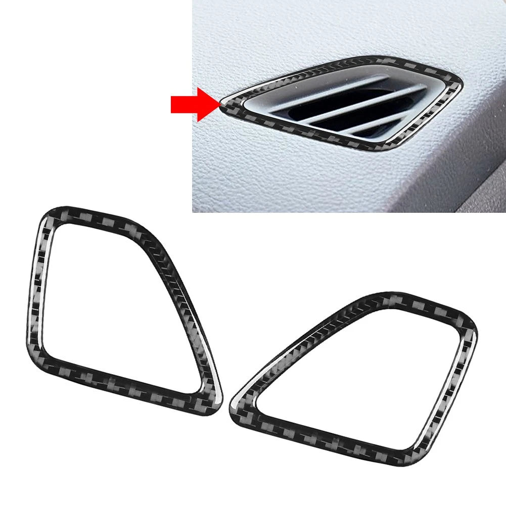 Black Dashboard Air Vent Outlet Cover Trim for Jeep Cherokee (2014-2023)