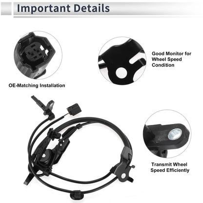 ABS Wheel Speed Sensor for Toyota Camry (2018-2024) 1 x Front Left Sensor
